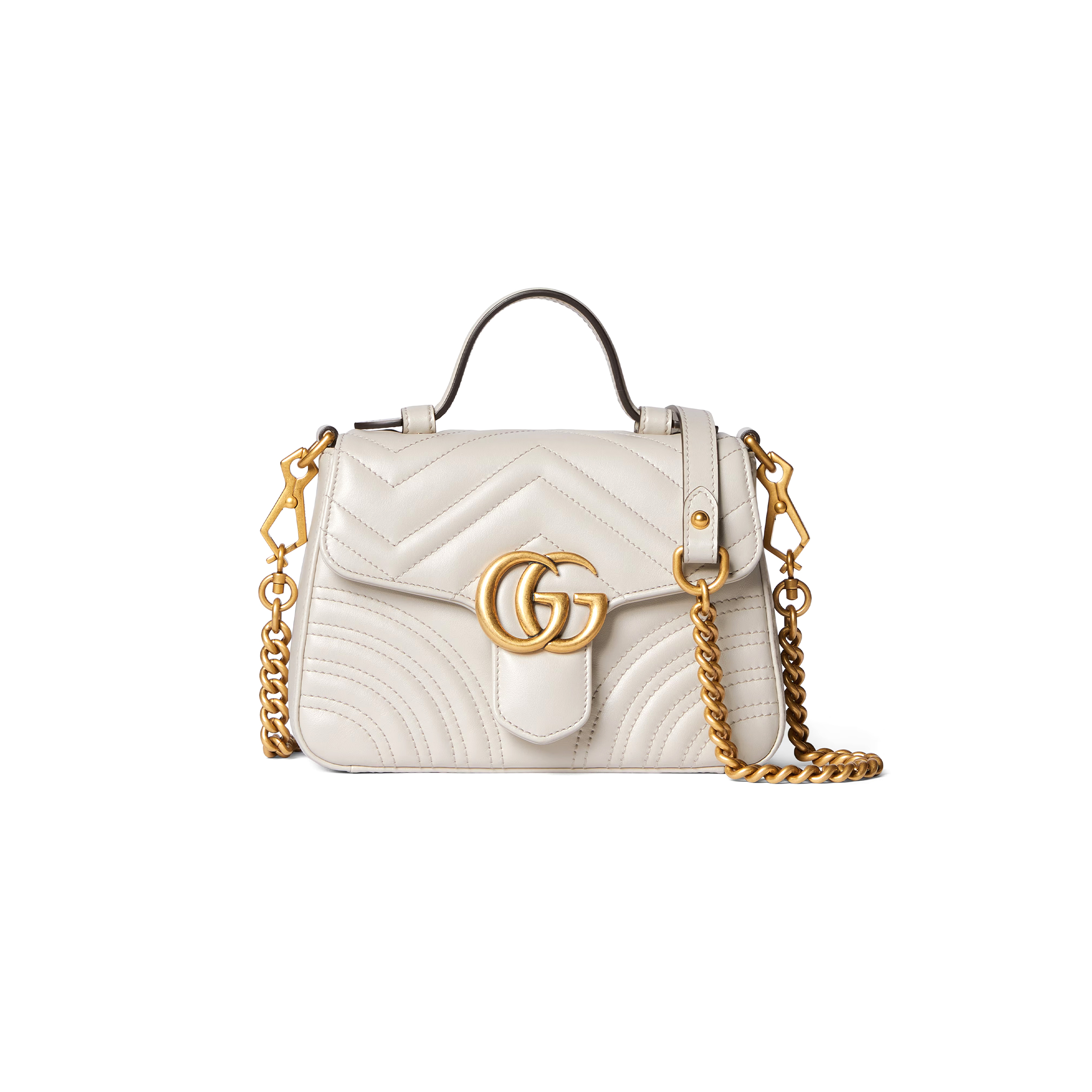 GUCCI GG MARMONT MINI TOP HANDLE BAG ‎‎‎547260AABZC1712 (21*15.5*8cm)